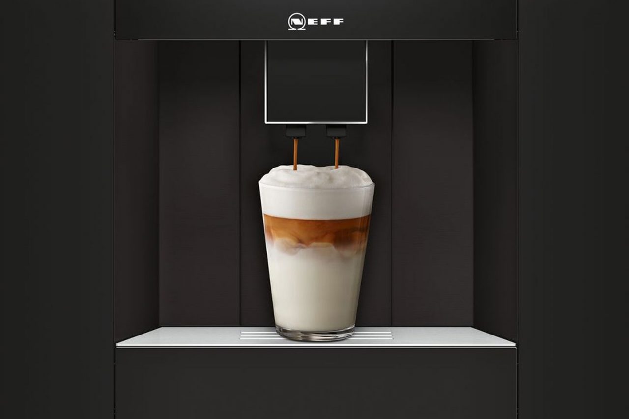 Neff integrated kitchen coffee machine